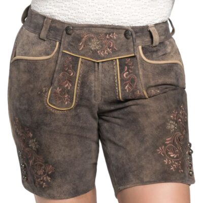 Full front view of women's BavariaBelle Leatherwear